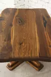 Стол Терра Губернский на одной ноге слэб