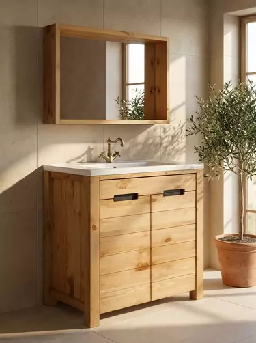  Тумба под раковину в ванную комнату  Арль KNBD9