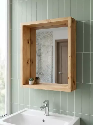 Зеркало квадратное Арль в рамке KCM6