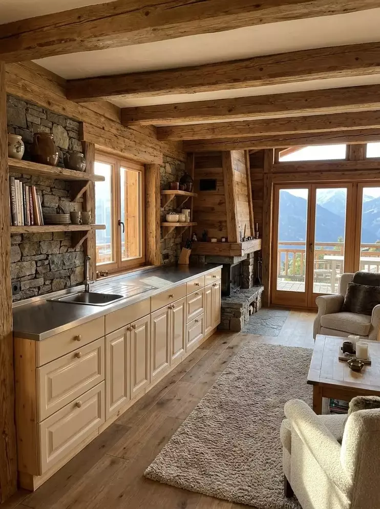 Кухня Весури слоновая кость