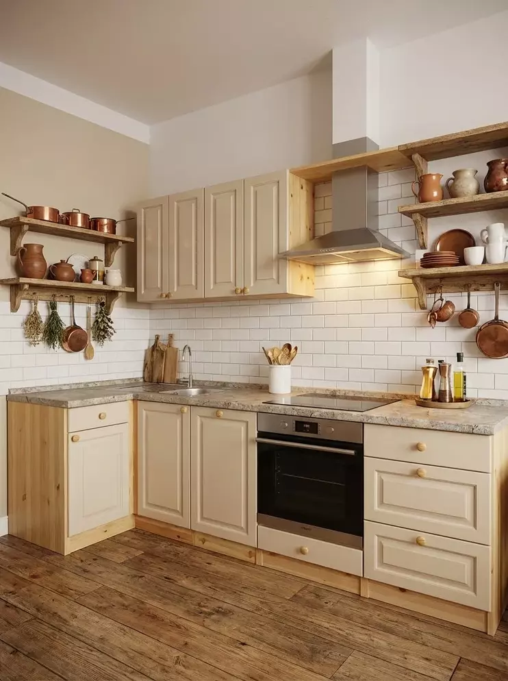 Кухня Весури слоновая кость