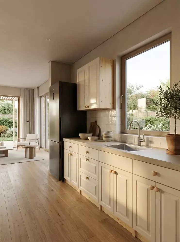 Кухня Весури слоновая кость