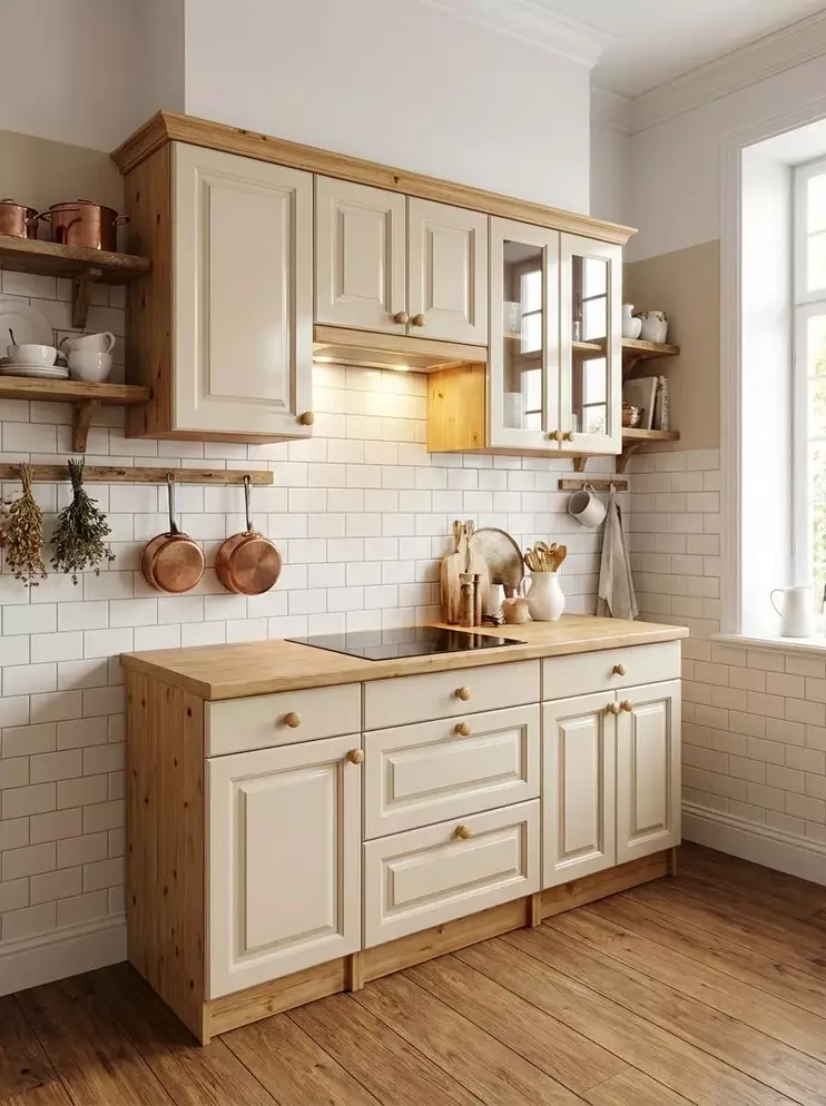 Кухня Весури слоновая кость