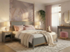 Кровать из натурального дерева Пенни 1600х2000 серый жемчуг/ антик 24