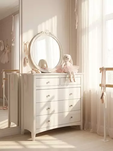 Комод Мелвин 23 белый кварц (выставочный образец)