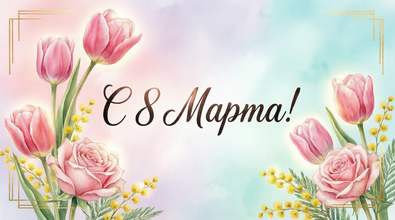 Весна, вдохновение и уют — с 8 Марта!