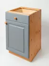 Тумба массив сосны Грей с 1 ящ. арт. 341