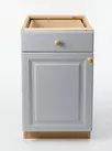 Тумба с ящиком и дверцей  Грей арт. 345