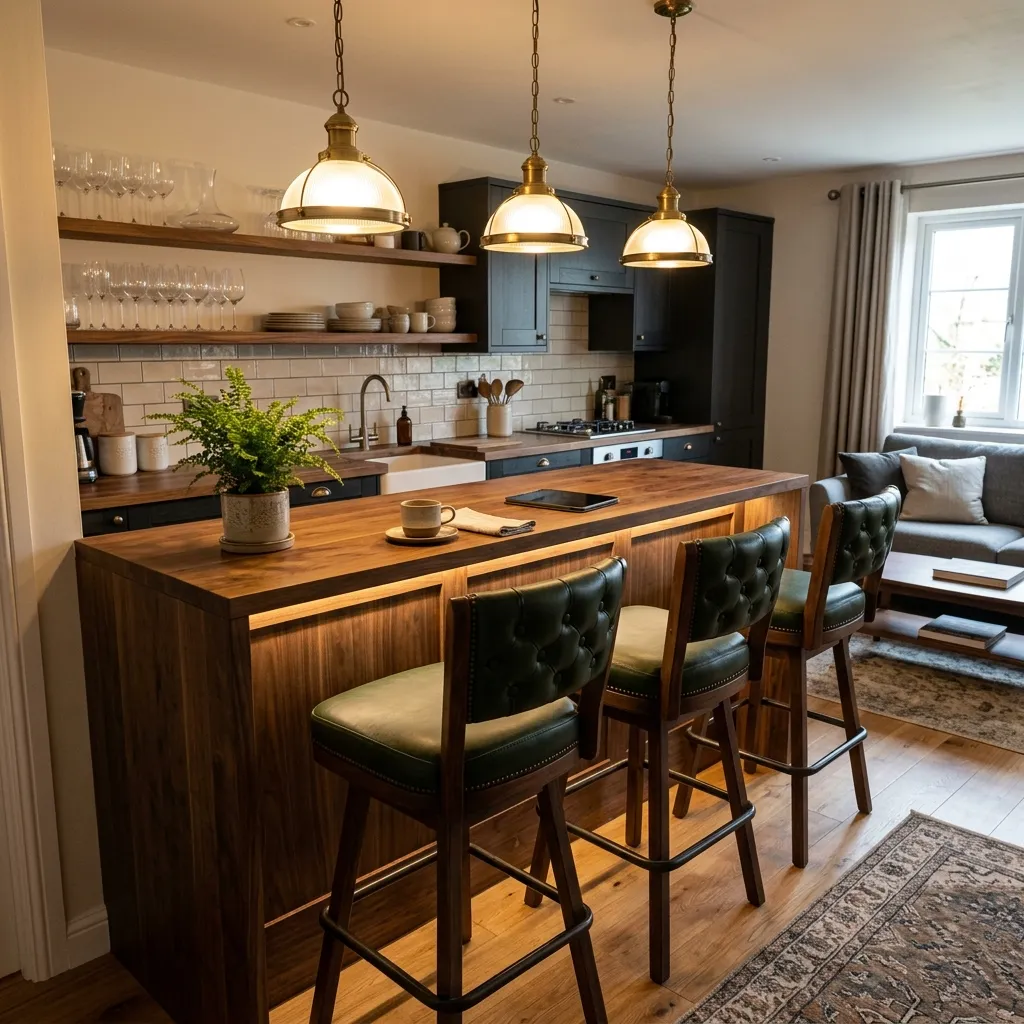Как создать барную зону на кухне: полное руководство по дизайну и выбору мебели.