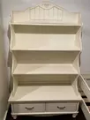 Стеллаж 4 полки 2 ящика Айно №3
