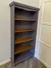 Шкаф белый с 5 полками Айно книжный №5