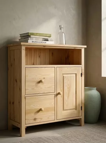  Тумба с 2 ящиками сосна  Арль KR21