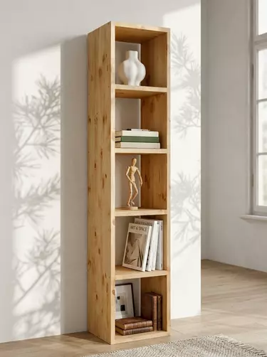 Стеллаж деревянный Арль куб 5 секций KCC5