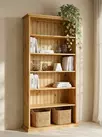 Шкаф из натурального дерева Арль книжный / стеллаж KAB5