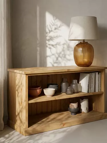 Шкаф с двумя полками Арль книжный / стеллаж KAM