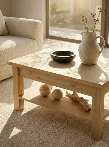 Стол с полкой Арль журнальный KDTBR1