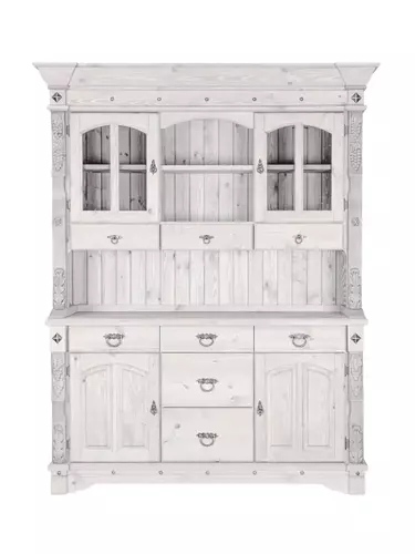 Буфет Викинг GL-05/1 с ящиками  (белый)