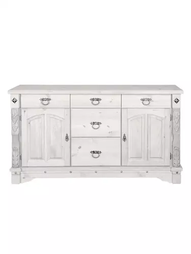 Комод Викинг GL-05/1 с ящиками  (белый)