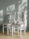 Стул из дерева Форест 2 шт. цвет - белый/серый