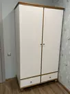 Шкаф для одежды "Рандеву" 22 (сосна)(белый лак-антик 24)