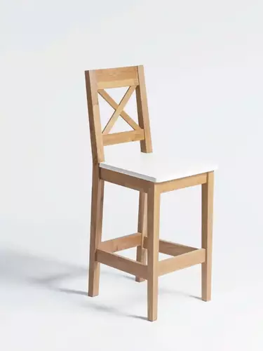 Стул полубарный "Немо 3" Д410 х Г480 х В1030 (высота сидения 630)