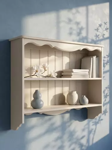 Стеллаж настенный 2 полки Лебо