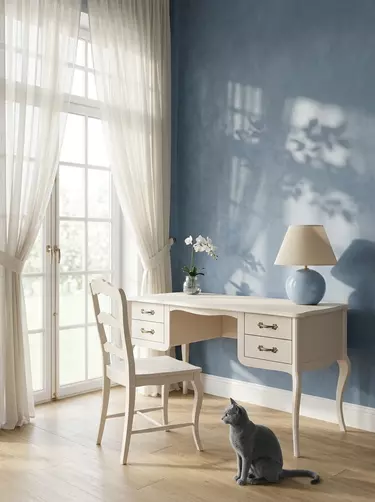 Стол ЛеБо письменный бежевый воск