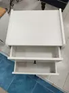 Тумба прикроватная Винтаж 2 ящика белый лак  (выставочный образец)