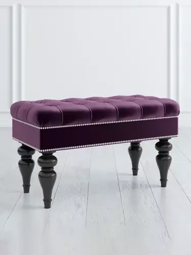 Банкетка открывающаяся М 04 велюр фиолетовый (выставочный образец)