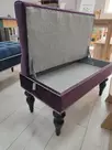 Банкетка открывающаяся М 04 велюр фиолетовый (выставочный образец)