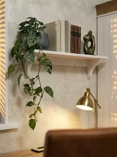 Полка настенная белая Бейли