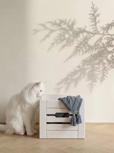 Ящик Бейли для шкафа/стеллажа белый воск