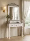 Консоль Консолеа белый воск/серый