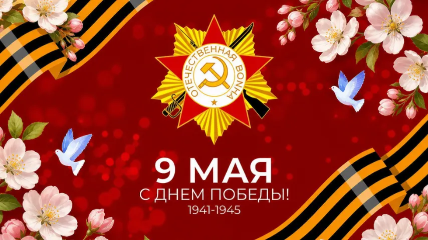  Мира, добра и благополучия! С Днём Победы! 