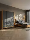 Кровать Бридж  1600х2000   браун/серый 7012