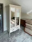   Шкаф массив сосны 2-дверный с зеркалом ЛеБо  