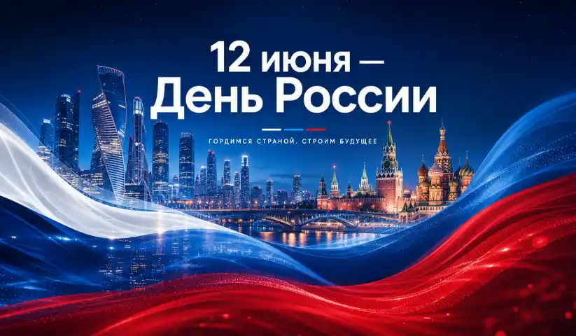   С Днём России! Пусть ваш дом будет полон уюта и тепла.  