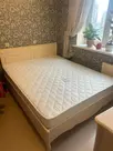 Кровать ЛеБо 1600х2000 без изножья бежевый воск