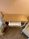Стол Лебо туалетный Бежевый воск/Антик