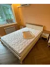 Кровать Лебо 160*200 без изножья Бежевый воск/Антик