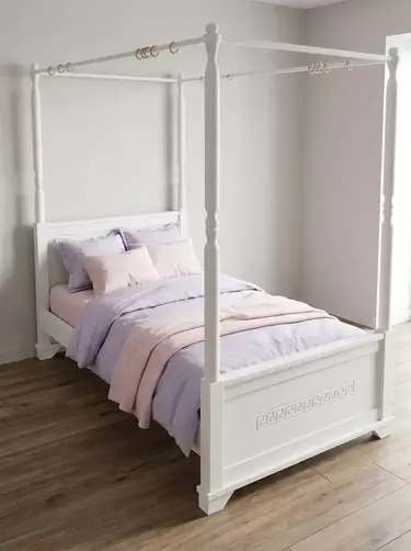 Кровать Афина с балдахином 1200х2000 (выставочный образец)