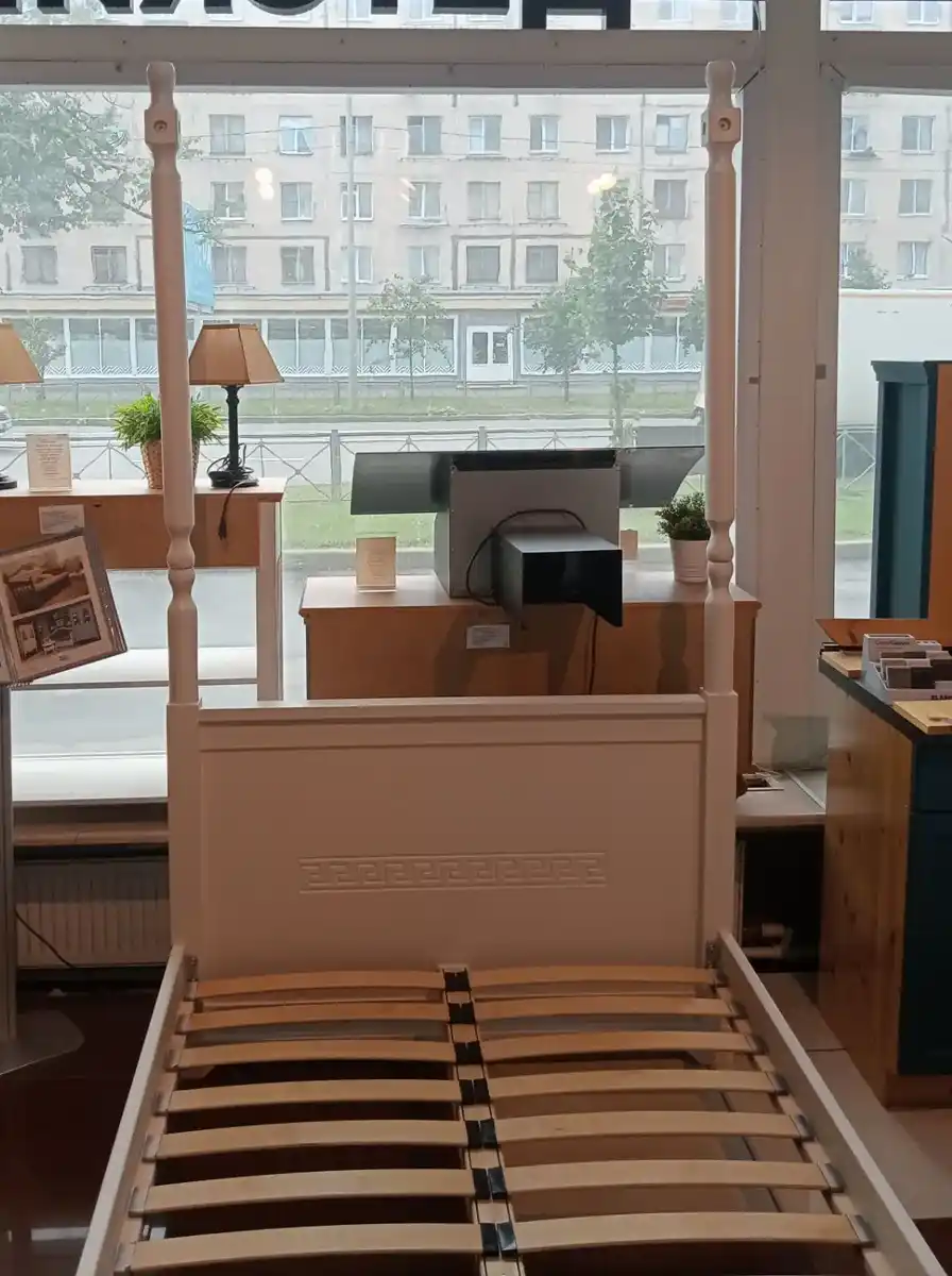 Кровать Афина с балдахином 1200х2000 (выставочный образец)