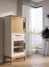 Шкаф для посуды 21  Гранада белая   №10