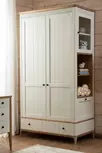Шкаф 2 створчатый белый    2-ств Грета №3-140